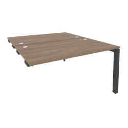 Стол-приставка двойной на П-образном м/к к опорным элем. ONIX O.MP-D.SPR-3.8 Дуб Аризона/Антрацит