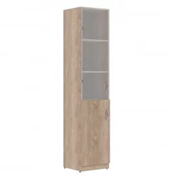 Шкаф колонка левая комбинированная SR-5U.2 L (Дуб Сонома Светлый)