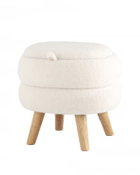 Пуф с ящиком Винни M Тедди белый