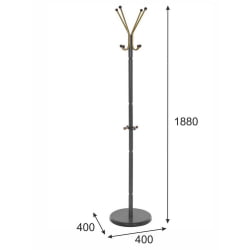 Вешалка для одежды напольная металлическая В 33Н Венге