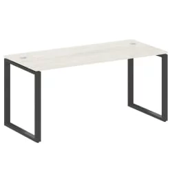 Стол письменный на О-образном м/к METAL SYSTEM БО.СП-4 Наварра/Антрацит