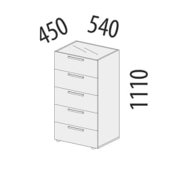 Комод Николь 901.19