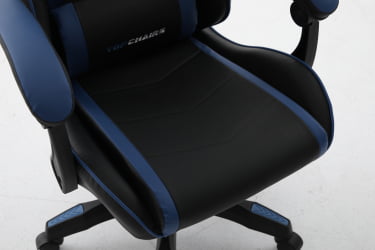 Кресло спортивное ТопЧаирс Шадов черно-синий / TopChairs Shadow