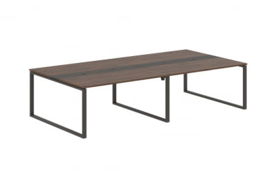 Переговорный стол ЕДИС ЕКCТ 3116 Дуб Денвер темный Мокко Мокко / EDIS EQCT
