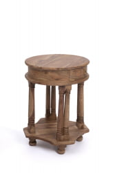 Круглый стол из дерева Бомбей - 1149 палисандр, 45*45*60 см, Natural tinted (натуральный тонированный)