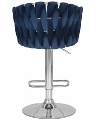 Стул барный DOBRIN MARCEL Синий велюр MJ9-117