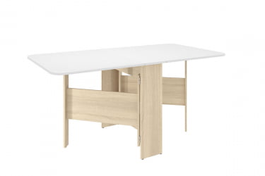 Стол-книжка раскладной Мечта 2 KM-0005 дуб сонома/белый