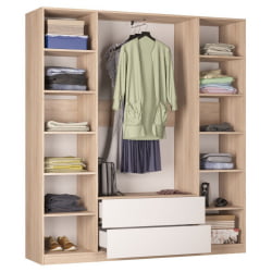 Шкаф распашный Р-198х180х45-2-ПО(ДСС) / R-198х180х45-2-PO(ДСС)