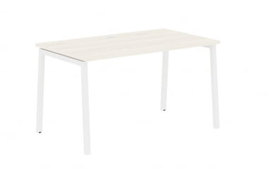 Стол письменный ЕДИС ЕЛСТ 1380 Ясень Траун Белый / EDIS ELST
