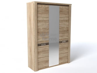 Шкаф 3-х дверный, Магнолия (1598*558*2280) Бардолино, 10812 