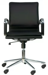 Кресло для персонала Nerey LB T Экокожа Черный