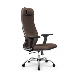 Кресло руководителя Мetta L 1m 38K2/4D Infinity Easy Clean (MPES) Комплект 7 Светло-коричневое