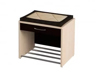 Тумба для обуви Ольга 5.1 Ясень шимо светлый Венге