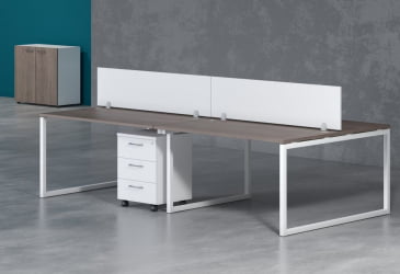 Рабочая станция КСТЕН-К КСКВСТ 3270 Дуб Сонома Алюминий / XTEN-Q XQWST