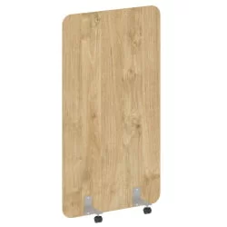 Перегородка на металлических опорах, на роликах Р-лине ДП.Р-100-180 Тиквуд Светлый / R-line DP.R-100-180