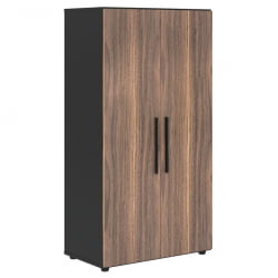 Шкаф с глухими средними дверьми VELION VENEER VRMCS 80.1 Американский орех Яшма черная