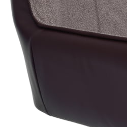 Кресло Murano/Мурано опора 360, велюр/букле (HYP)/Экокожа, бежевый/коричневый