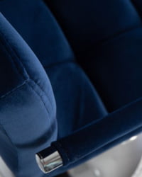 Стул барный ДОБРИН КРУГЕР АРМ (синий велюр (МДЖ9-117)) / DOBRIN KRUGER ARM (MJ9-117))