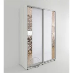 Шкаф-купе в коридор Акцент-Вера КС 1000х600  Выбеленное дерево