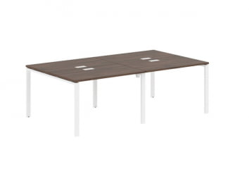 Бенч-система 4-местная ЕДИС ЕУВСТ 2313 Дуб Денвер темный Белый / EDIS EUWST