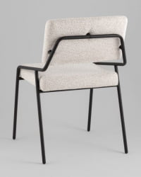 Стул Теллинг шенилл серо-бежевый