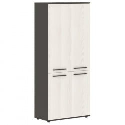 Шкаф с глухими средними и малыми дверьми ЕДИС ЕХCС 85.3 Ясень Траун Мокко Мокко / EDIS EHCS