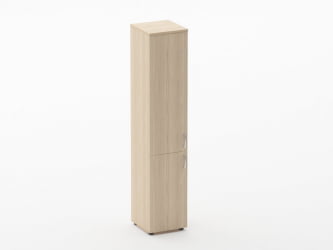 Шкаф высокий закрытый Glassy 6.19.13Л Бук светлый