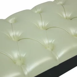 Банкетка Грейс Дуб шампань Белый