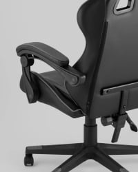 Кресло спортивное TopChairs Shadow черно-серый