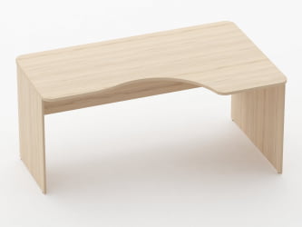 Стол угловой Glassy 1.14.16Пр Орех