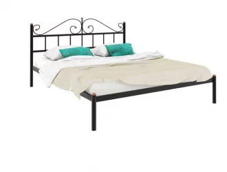Кровать 120 на 190 Диана 1200х1900 Черная