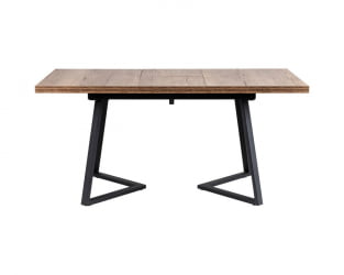 Стол Роналдо раздвиж. 140-180 Галифакс Табак/Бабочка