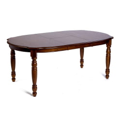 Стол обеденный раскладной VAN HORN 4272 дерево гевея, 1067 x1372+457(1829) x749мм, HN GLAZE light