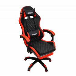 Геймерское кресло 892-1 цвет черный/красный с массажем 892-1-black-red-mass