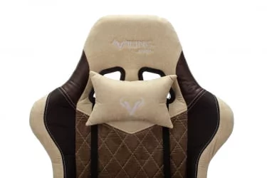 Кресло игровое Бюрократ VIKING 7 KNIGHT BR FABRIC Коричневый