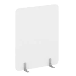 Перегородки на металлических опорах на фетровых подпятниках R-line DP.F-120-150 Белый Бриллиант