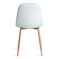 Стул BREEZE (mod. 4724) Велюр/металл , 44 х 53 х 87 см, Aquamarine (аквамарин) HLR16 / натуральный