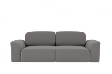 Диван Сольхейм (Berhouse) Цвет фасада: Левис 09 велюр; Тип: Прямой; Материал фасада: Металл/Велюр