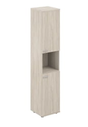Шкаф высокий правый с нишей Сигма СГ.866.ОЛ.ОЛ.ОЛ.Р Дуб светлый / Sigma SG.866.OL.OL.OL.R