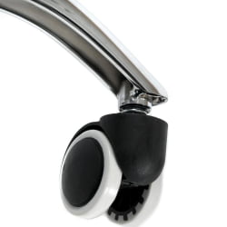 Офисное кресло TULIP (mod.106-1) металл/пластик/PU, 58 x 47 x 97см, White (белый) / Chrome (хром)