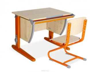 Растущий стул Stul 3 Клен Оранжевый