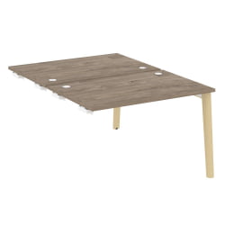 Стол-приставка двойной к опорным элементам ОНИКС ВООД ОВ.Д.СПР-2.8 Тиквуд Темный/Светлый / ONIX WOOD OW.D.SPR-2.8