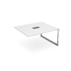 Стол системы БЭНЧ, переговорный, средний GLOSS LINE НСПС-О.927 Белый Премиум