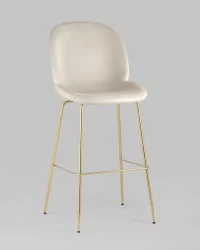 Стул барный Беетле голд Бежевый / Beetle gold