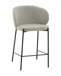 Стул полубарный Тисдейл букле светло-зеленый