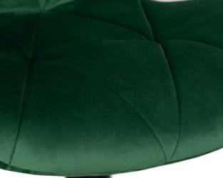 Стул барный ДОБРИН БАРНИ БЛАCК (зеленый велюр (МДЖ9-88)) 2 шт / DOBRIN BARNY BLACK (MJ9-88))