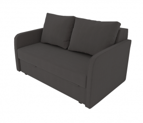 Диван велюр Лоджия Велюр (Berhouse) Цвет фасада: Темно серый Велюто 32; Тип: Прямой; Материал фасада: Металл/Велюр