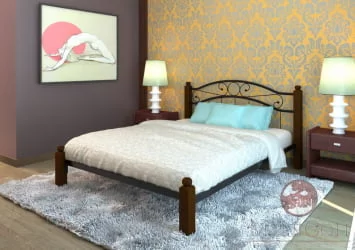 Кровать Надежда Lux 1200х1900 Черная