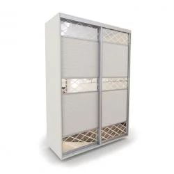 Шкаф-купе 2-х дверный Акцент-Лайн КР 1600х600 Выбеленное дерево