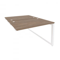 Стол-приставка двойной на О-образном м/к к опорым элем. ONIX O.MO-D.SPR-2.8 Дуб Аризона/Белый